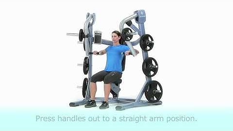 Discovery Line Plate Loaded Chest Press by Precor