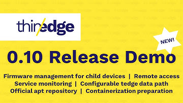 thin-edge.io 0.10 Release Demo