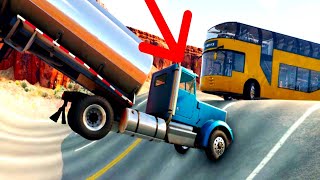 Dangerous Objects and Car Crashes #16 [BeamNG.Drive]