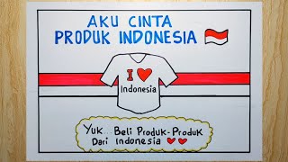 Poster aku cinta produk indonesia yang mudah