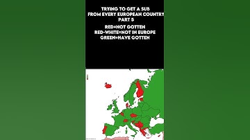 Trying to get a sub from every European country Part 5 #shorts #mapedit #subscribe