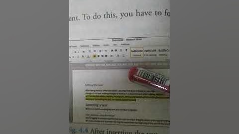 Class-4 Chapter-4 Editing text in Ms word 2010(part-2) by Hiranmayee Nayak