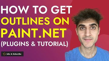 How to get outlines on Paint Net (Plugins & tutorial)