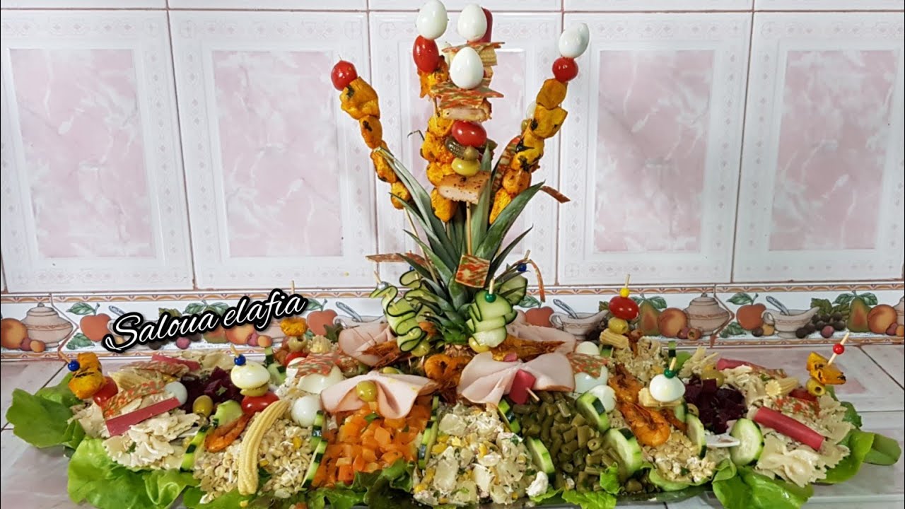 #سلطة_رويال          طريقة تقديم طبق سلطة رويال للمناسبات  بشكل رااقي/salade royale