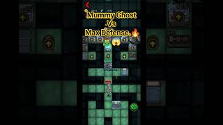 Mummy 🔥🧟‍♂️ vs Max Defense👻😱 Haunted Dorm #haunteddorm #gaming #shorts