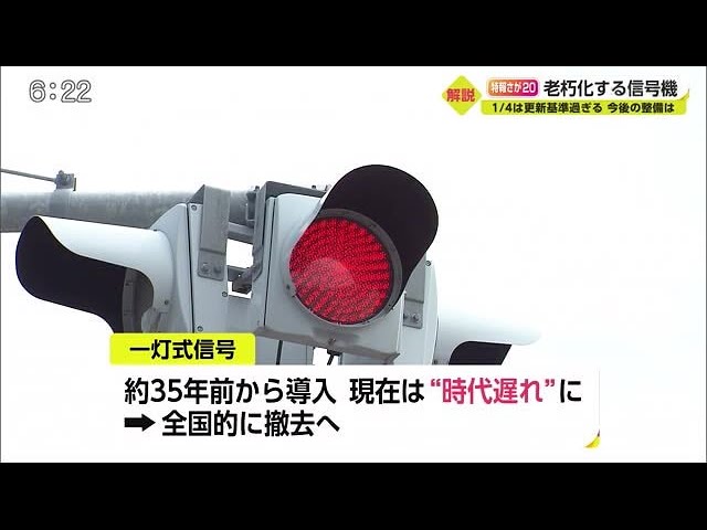信号機の老朽化」が大きな問題に 更新？撤去？それとも… (20/10/01 20 
