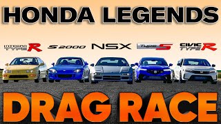 2024 Integra Type S vs Civic Type R, Acura NSX, Honda S2K, ITR - Cammisa Ultimate Drag Race Replay