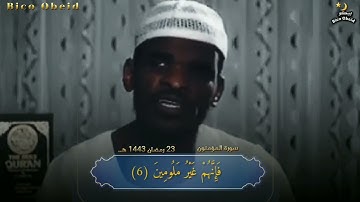 قران كريم تلاوة خاشعة الشيخ مبارك الكردفاني حفظه الله