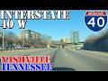 I-40 West - Nashville - Tennessee - 4K Highway Drive - 2026