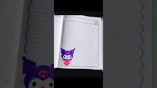 aesthetic cover page ideas #diy #frontpage #shorts #art