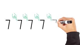 Teach Formation of Numbers 5 6 7 8 9 with Video Modeling