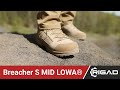 Obuv Breacher S MID LOWA® Prodyšné a pohodlné! Rigad