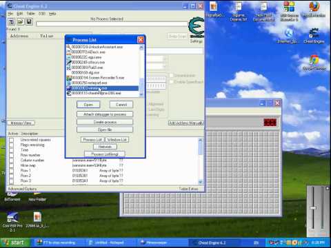 How hack a minesweeper game