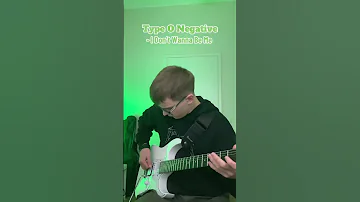 Type O Negative I Don T Wanna Be Me Fyp Typeonegative Guitarplaying 