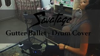 SAVATAGE - Gutter Ballet (DRUM COVER)