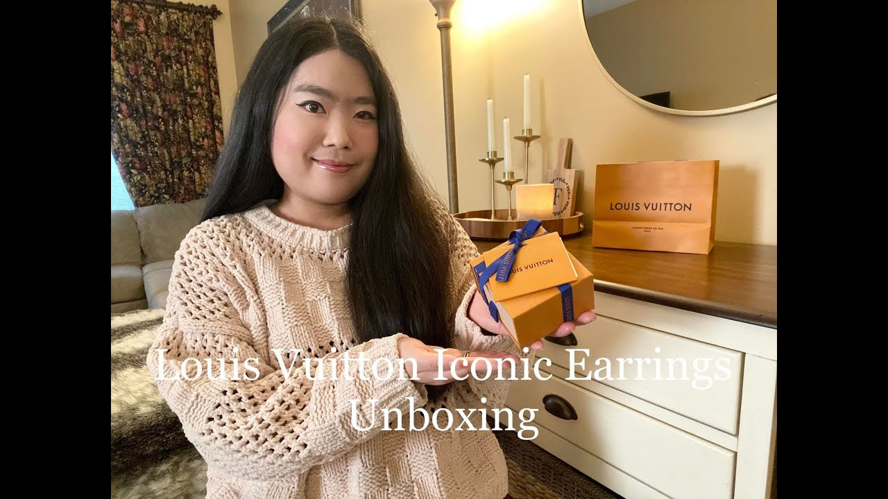 Louis Vuitton Iconic Earrings Unboxing