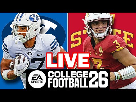 BYU at Iowa State - 10/25/25 Simulation (EA College Football 26)