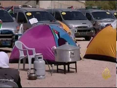 قافلة مساعدات أردنية لقطاع غزة