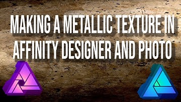 Making a metallic texture in Affinity Designer and Affinity Photo