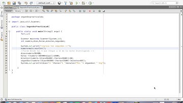 Convertidor de segundos a horas, minutos y dias Java
