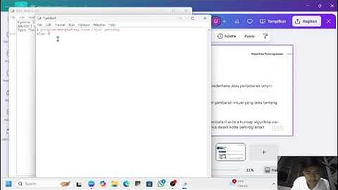PROGRAM PYTHON "Menghitung Luas Jajar Genjang"