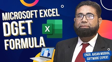 DGET FORMULA - #dget - #microsoftexcel -#microsoft -#microsoftoffice -AHSAN MUGHAL LEARNING SKILLS.