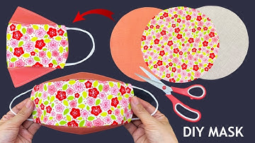 New Style 3D Mask! Diy 3Layers Face Mask Easy Pattern Sewing Tutorial | How to Breathable Mask Ideas