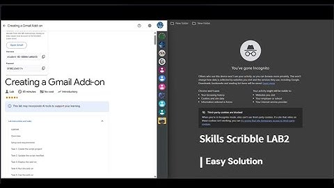 Creating a Gmail Add-on| Lab2 | GSP249 | #qwiklabs | #arcade |#GSP249|