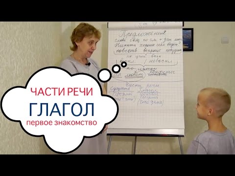 Части речи - Глагол. Как объяснить ребенку?