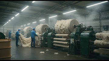 The MIND-BLOWING Wool Process 🐑 | From Fluffy Fleece to Cozy Clothes