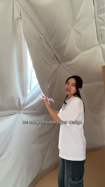 6M Glamping Dome Tent With Bathroom Module