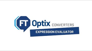 FactoryTalk Optix Advanced dynamic links - Converters: Expression Evaluator