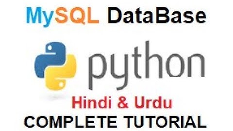 Python Programming For Beginners| How to connect MySQL database with python Complete tutorial(CRUD)!