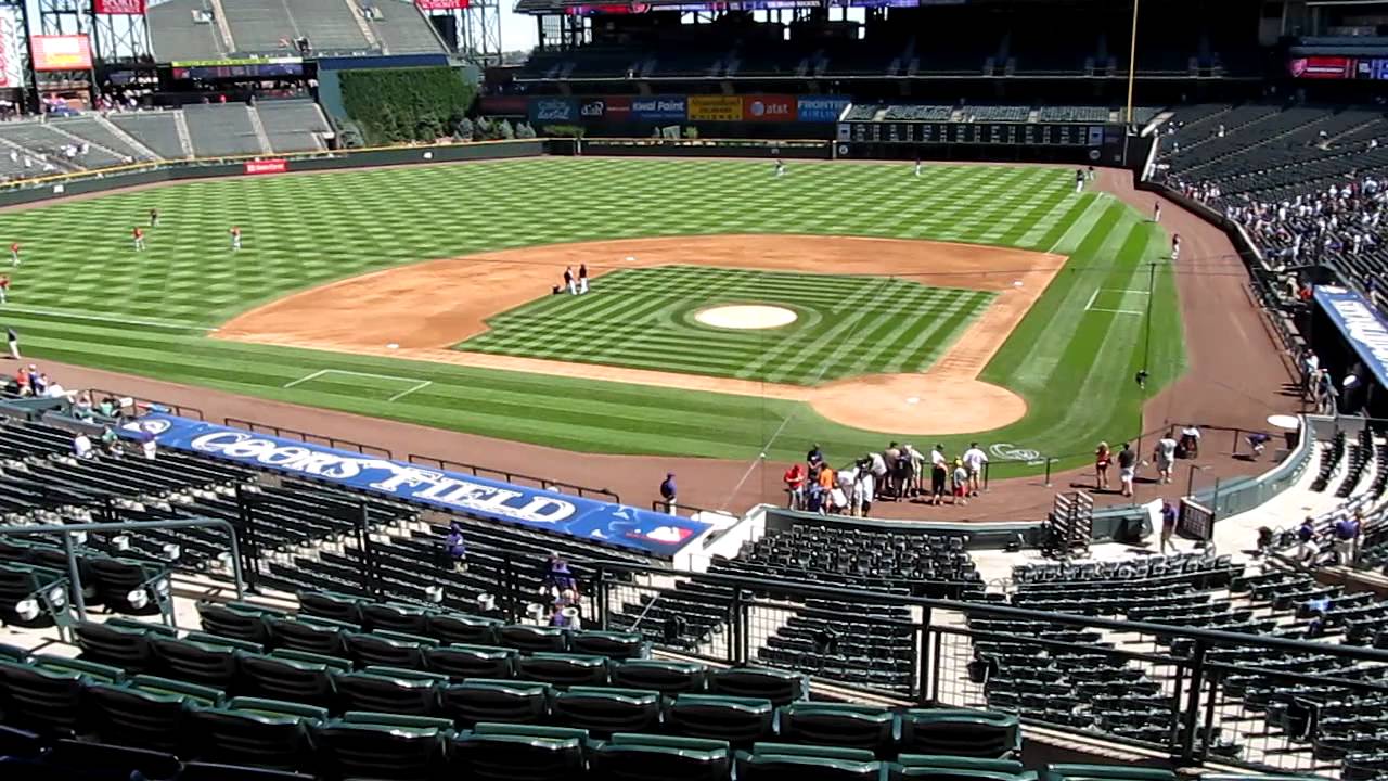 Rockies Seats Chart