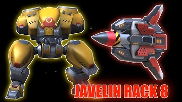 BRICKHOUSE with JAVELIN RACK 8 , Mech Arena Robot Showdown