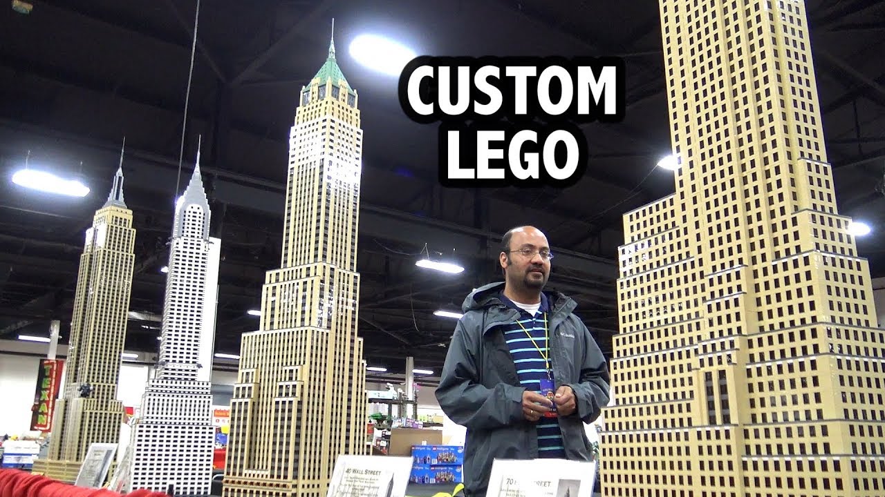 Huge LEGO New York City Skyscrapers