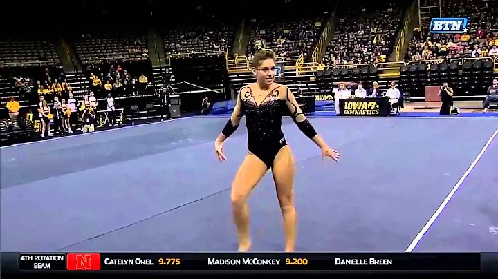 Melissa Zurawski (Iowa) 2016 Floor vs Nebraska 9.875