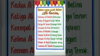 Download Lagu Belajar mengenal nama surat dalam alquran #shorts #shortvideo #belajar MP3
