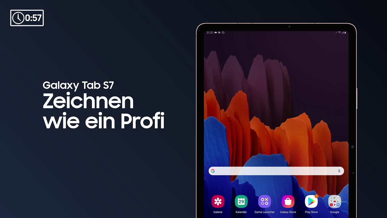 Galaxy Tab S7 Zeichnen wie ein Profi YouTube