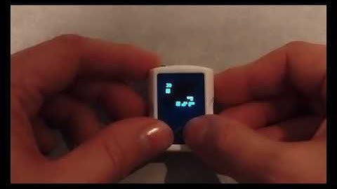 Smallest playable "gameboy" with tetris - pendant