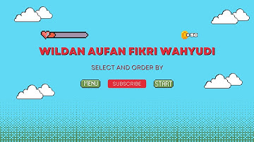Select dan Order By (Sistem Basis Data) - Wildan Aufan Fikri Wahyudi