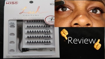 Kiss Lash Couture Review/ Individual Lash Extensions/ DIY