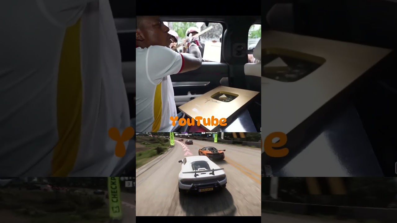 ishowspeed sign 4 youtube play button in vietnam!!! 🤩 #ishowspeed #forzahorizon5 #shorts #shortsfeed