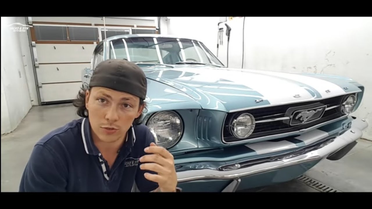 Car Detailing Ford Mustang Fastback 1966 Vlog 07.feat. AMMO NYC