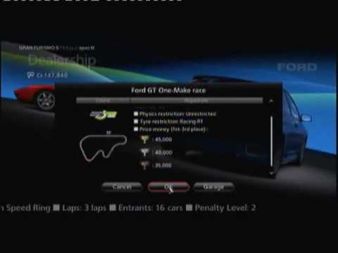 Gran Turismo 5 Prolouge Money Cheat