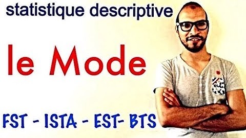 statistique descriptive  10 : le mode " variable quantitative continue"