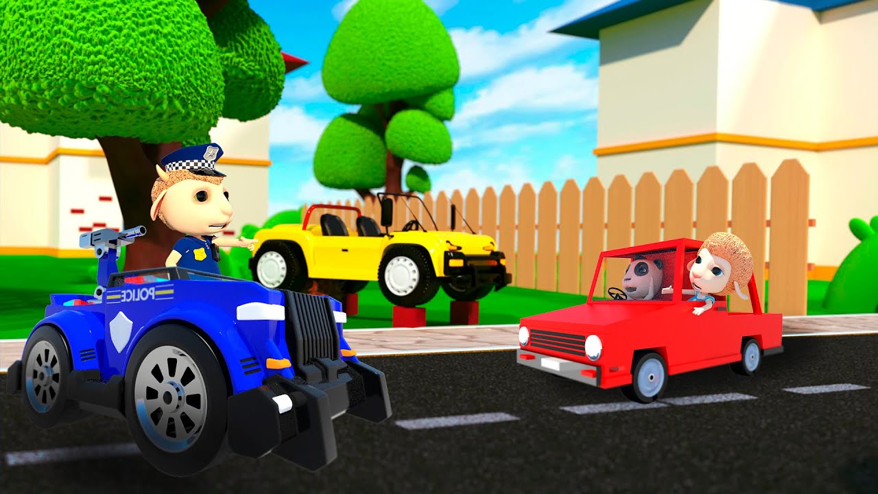 ⁣Attenzione, Polizia! | Giochi Di Auto | Cartone Animato | Dolly e Amici