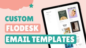 How To Create And Save An Email As A Template In Flodesk | Flodesk Tutorial 2021