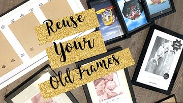 How to Upcycle Old Picture Frame | Ideas For Upcycling Old Picture Frames On a Budget | Part-1