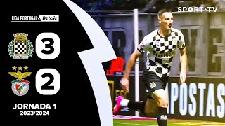 Resumo: Boavista 3-2 Benfica - Liga Portugal Betclic | SPORT TV